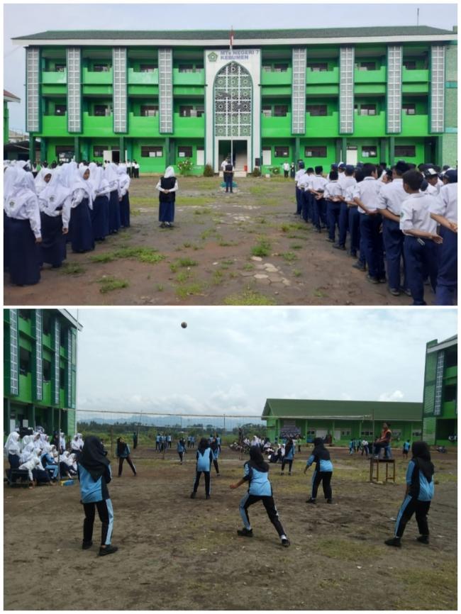 Kegiatan Class Meeting di MTsN 7 Kebumen Berlangsung Meriah